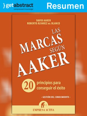 cover image of Las marcas según Aaker (resumen)